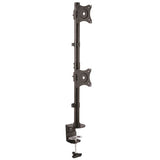 StarTech.com ARMDUALV skærmbeslag og -stativer 68,6 cm (27") Skrivebord Sort
