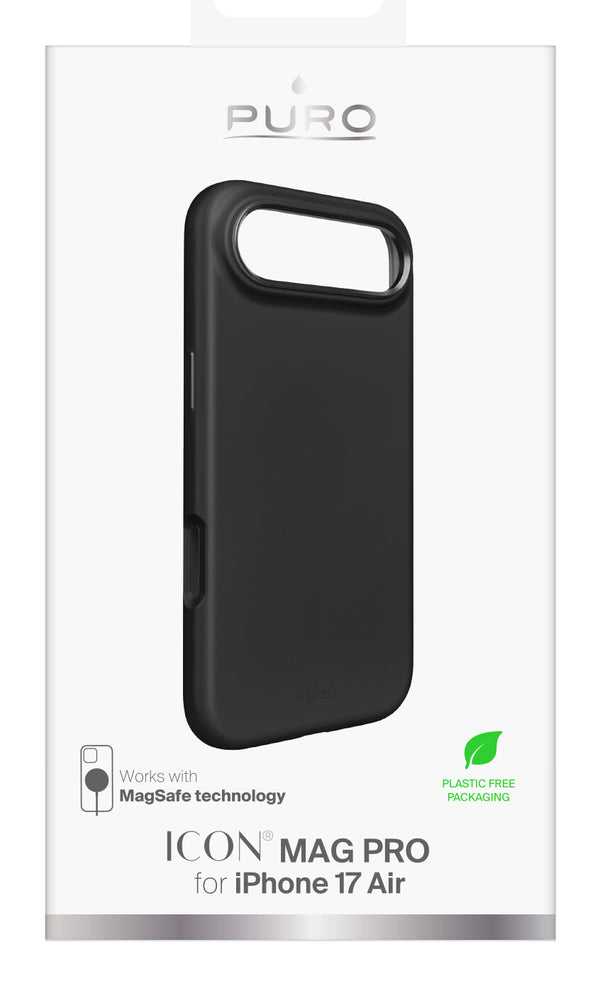 PURO PUIPC1763ICONMPBLK mobiltelefon etui 16,8 cm (6.6") Cover Sort
