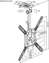 Goobay 70824 tv-beslag 139,7 cm (55")
