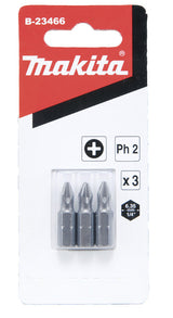 Makita B-23466 skruetrækker bit 3 stk
