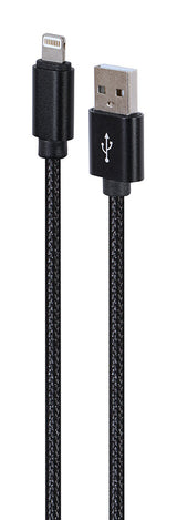 Gembird CCDB-MUSB2B-AMLM-6 Lightning kabel 1,8 m Sort