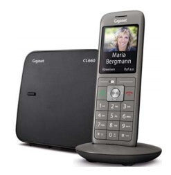 Gigaset CL 660 DECT telefon Anthracit, Sort