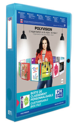 Oxford 100200140 kartoteksboks 300 ark Blå Polypropylen (PP)