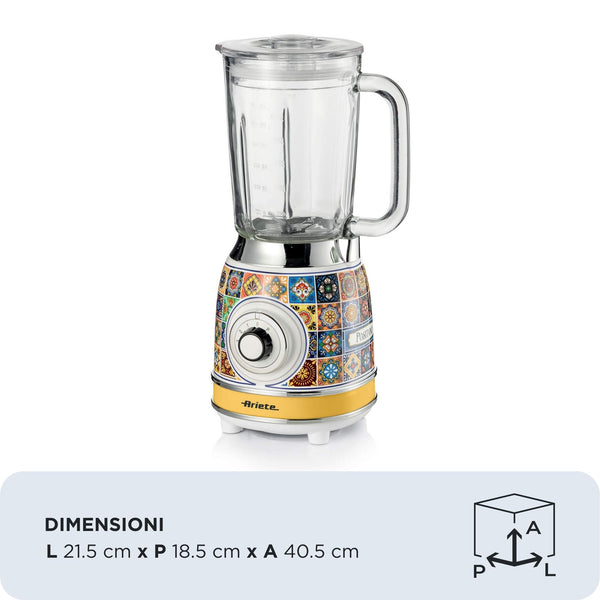 Ariete 0583/0P 1,5 L Bordplade blender 1000 W Blå, Gul