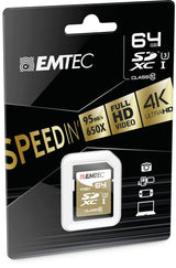 Emtec ECMSD64GXC10SP hukommelseskort 64 GB SDXC Klasse 10