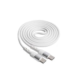 Akyga AK-USB-40 USB-kabel USB 2.0 1 m USB C 60 W Hvid
