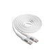 Akyga AK-USB-40 USB-kabel USB 2.0 1 m USB C 60 W Hvid