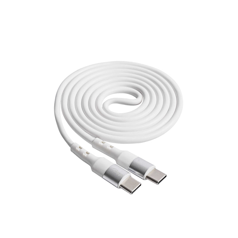 Akyga AK-USB-40 USB-kabel USB 2.0 1 m USB C 60 W Hvid