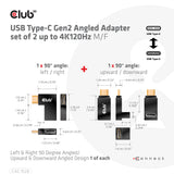 CLUB3D CAC-1528 kabel kønsskifter USB C Sort