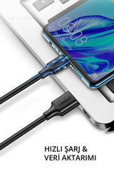 Ugreen 20883 USB-kabel USB 3.2 Gen 1 (3.1 Gen 1) 1,5 m USB A USB C 5 Gbit/sek. Sort