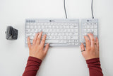 BakkerElkhuizen UltraBoard 955 V2 Numeric numerisk tastatur Laptop/PC USB Mørkegrå, Lys grå