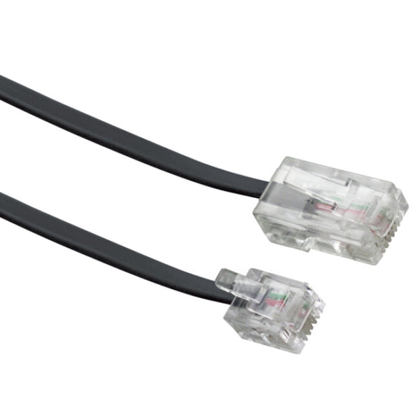 Schwaiger 6.0m RJ-11 - RJ-45 6 m Sort