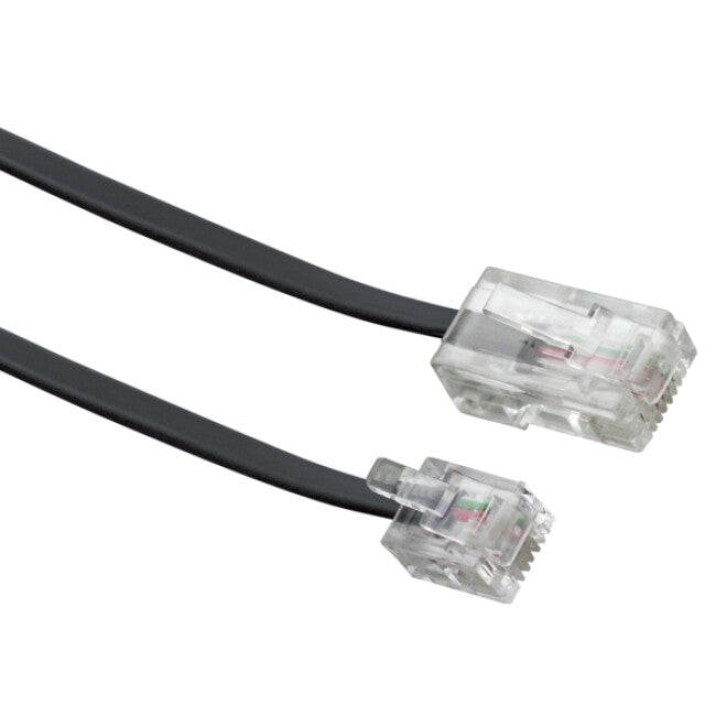 Schwaiger 6.0m RJ-11 - RJ-45 6 m Sort