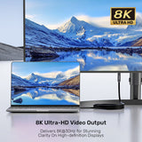 UNITEK C14178ABK01-15M USB-kabel USB 3.2 Gen 2 (3.1 Gen 2) USB C 10 Gbit/sek. 60 W Sort