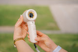 Verbatim 32344 personlig håndholdt spray & blæser Hvid, Sølv Håndholdt ventilator