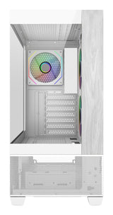 Cooler Master Elite 690 Wood Midi Tower Hvid