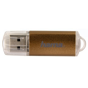 Hama 32GB Laeta USB-nøgle USB Type-A 2.0 Brun, Transparent