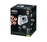 Braun HM 5107 WH Håndmixer 750 W Grå, Hvid