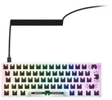 Sharkoon SKILLER SGK50 S4 tastatur Hjem USB QWERTY Tysk Hvid