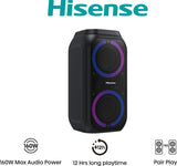 Hisense Party Rocket 160 Festtaler Sort 160 W
