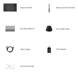 HUION H610X tegneplade Sort 5080 lpi 254 x 158,8 mm USB