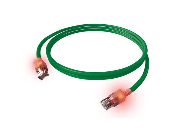 EasyLan CS1OGADAD0005 netværkskabel Grøn 0,5 m Cat6a S/FTP (S-STP) Rund