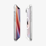 Spigen Ultra Hybrid (MagFit) mobiltelefon etui 15,5 cm (6.1") Cover Transparent, Hvid