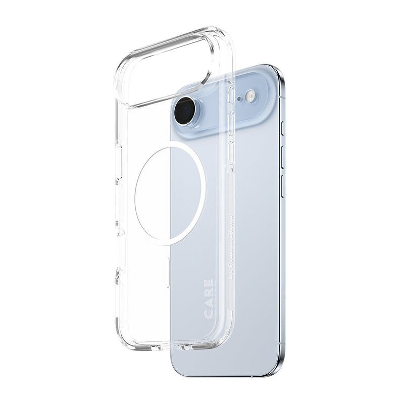 PanzerGlass CARE™ by ® Urban Explorer Case Transparent m. Hvid MagSafe iPhone Air