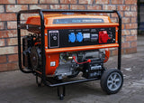 Extralink EX.30714 motor-generator 7000 W 25 L Benzin Sort, Orange