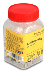 DeLOCK 67177 kabelsamler RJ45 Sølv, Transparent