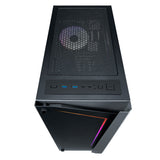Azza APOLLO 430 Midi Tower Sort, Transparent