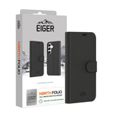 EIGER EGCA00591 mobiltelefon etui 16,8 cm (6.6") Tegnebogsetui Sort
