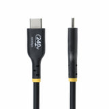 StarTech.com USB2EPR4M USB-kabel USB 2.0 4 m USB C 0,48 Gbit/sek. 240 W Sort