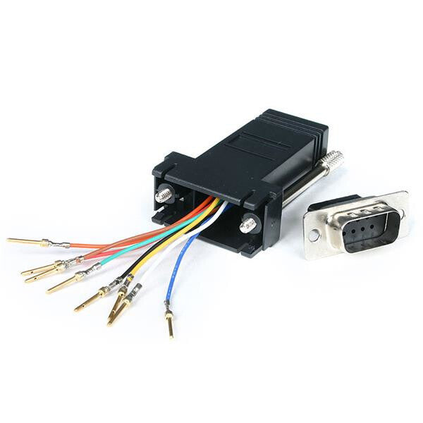 StarTech.com GC98MF kabel kønsskifter DB-9 RJ-45 Sort