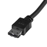 StarTech.com USB3S2ESATA3 USB-kabel 0,9 m USB A Sort