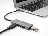 DeLOCK 63171 interface hub USB 3.2 Gen 1 (3.1 Gen 1) Type-A 5000 Mbit/s Grå