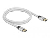DeLOCK 85366 HDMI-kabel 1 m HDMI Type A (Standard) Sølv