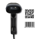 Qoltec 50863 stregkodelæser Håndholdt stregkodelæser 1D/2D LED Sort