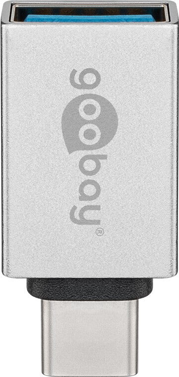 Goobay 56620 kabel kønsskifter USB C USB A Sølv