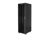 Lanberg FF01-8842-12B stativ 42U Fritstående reol Sort