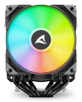 Sharkoon A60 RGB Processor Luftkøler 12 cm Sort 1 stk