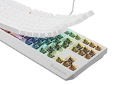 GENESIS Thor 230 TKL White Outemu Brown tastatur Spil USB + RF Wireless + Bluetooth QWERTY Hvid