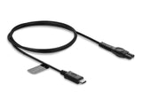 DeLOCK 91793 el-ledning Sort 1 m USB C 2-polet