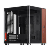 Jonsbo TK-0 BLACK computeretui Sort, Træ