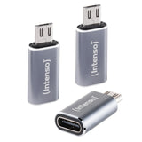Intenso USB Adapter C480M - USB-C til microUSB (3-pak)