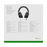 Microsoft Xbox Stereo Headset Ledningsført Spil Sort