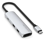 Satechi ST-P4SS interface hub USB Type-C 10000 Mbit/s Sølv