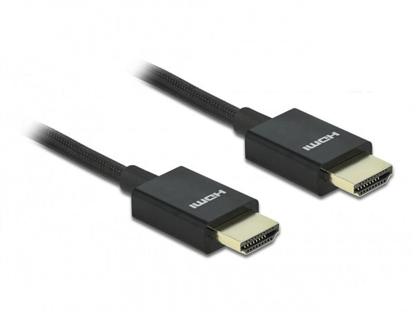 DeLOCK 85383 HDMI-kabel 0,5 m HDMI Type A (Standard) Sort