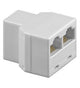 Goobay RJ-45 Adapter 2x RJ-45 Hvid