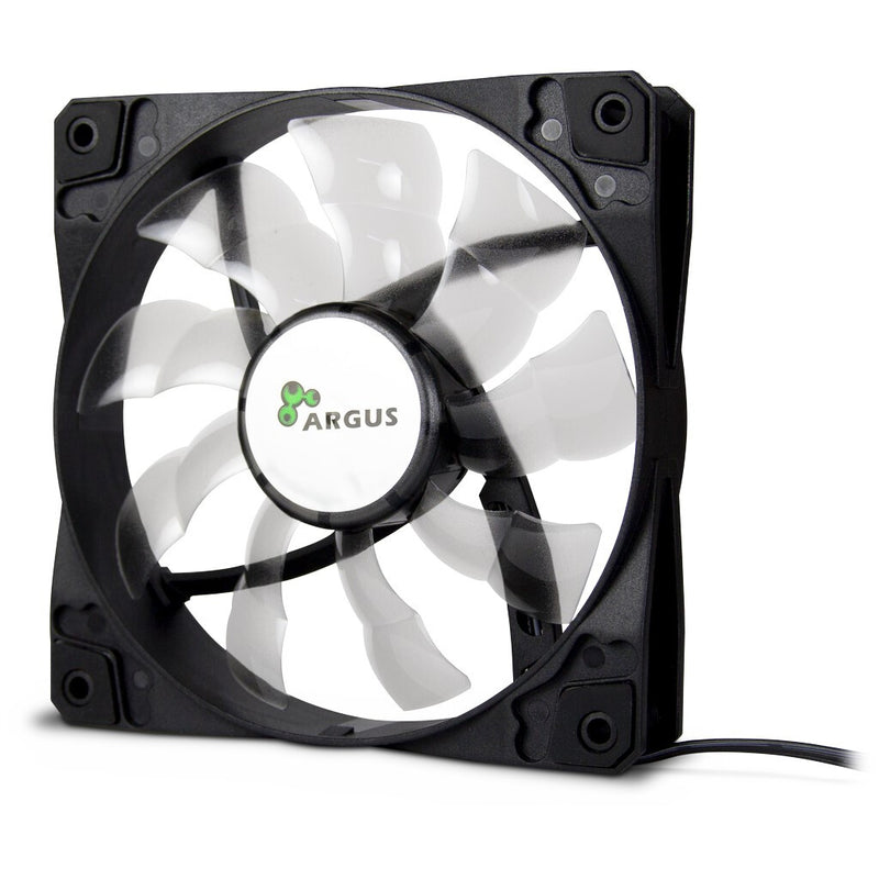Inter-Tech Argus L-12025 Computerkabinet Ventilator 12 cm Sort